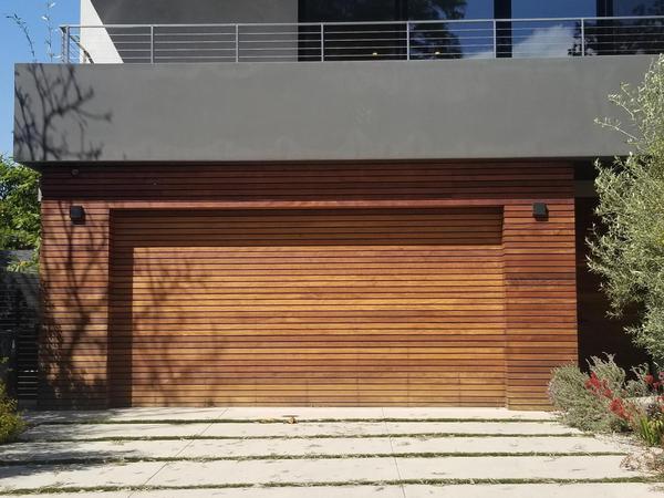 Wood custom Garage Door in Los Angeles